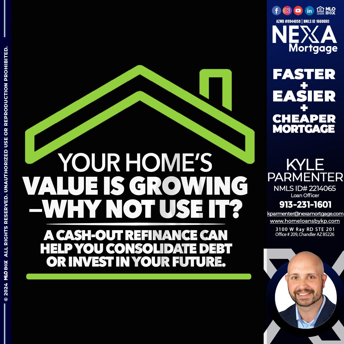 your homes - Kyle Parmenter -Loan Officer