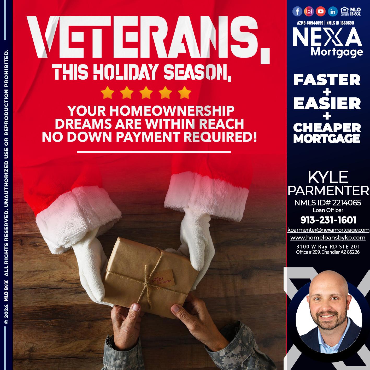 VETERANS - Kyle Parmenter -Loan Officer